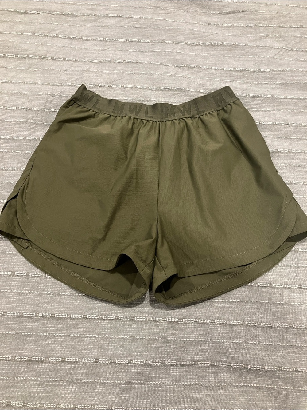 Madewell Make Weekends Longer Olive Athletic Lounge Shorts